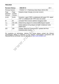 PEF 20525 F V1.3 Datasheet Page 4