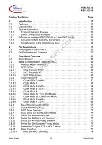 PEF 20532 F V1.3 Datasheet Page 5