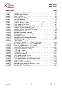 PEF 20532 F V1.3 Datasheet Page 11