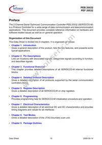 PEF 20532 F V1.3 Datasheet Page 15