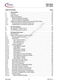 PEF 20542 F V1.3 Datasheet Page 5