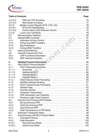 PEF 20542 F V1.3 Datasheet Page 6