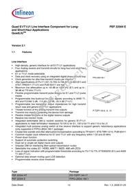 PEF 22504 HT V2.1 Datasheet Page 13