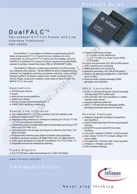 PEF 22552 E V1.1 Datasheet Cover