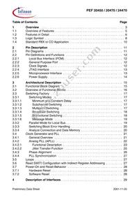 PEF 24470 H V1.3 Datasheet Page 5