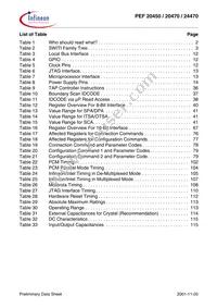 PEF 24470 H V1.3 Datasheet Page 9