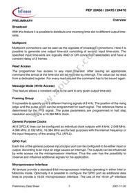 PEF 24470 H V1.3 Datasheet Page 16