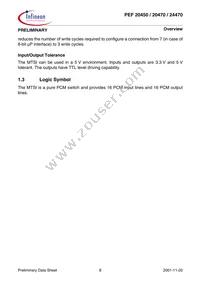 PEF 24470 H V1.3 Datasheet Page 17