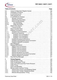 PEF 24471 E V1.3 Datasheet Page 7