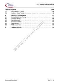 PEF 24471 E V1.3 Datasheet Page 8