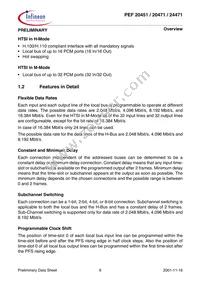 PEF 24471 E V1.3 Datasheet Page 17