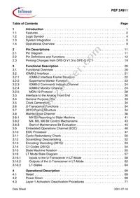 PEF 24911 H V2.2 Datasheet Page 5
