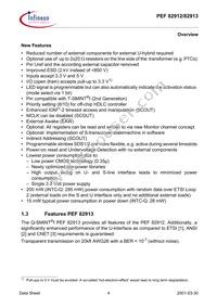 PEF 82912 F V1.4 Datasheet Page 18