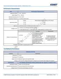 PEH205KA4470QU0 Datasheet Page 2