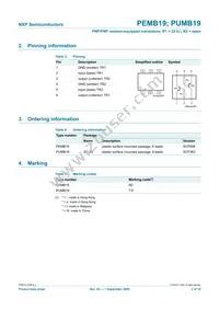 PEMB19 Datasheet Page 3