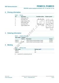 PEMD15 Datasheet Page 3