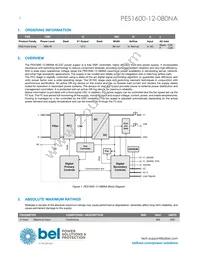 PES1600-12-080NA Datasheet Page 2