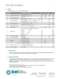 PES1600-12-080NA Datasheet Page 3