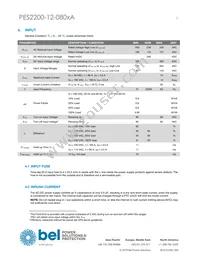 PES2200-12-080NA Datasheet Page 3