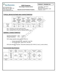 PESD0603-140 Datasheet Page 2