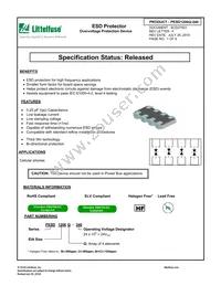 PESD1206Q-240 Datasheet Cover