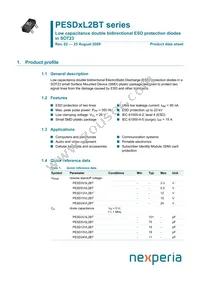 PESD12VL2BT/S911 Datasheet Cover