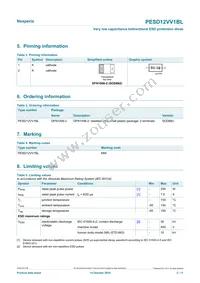 PESD12VV1BL Datasheet Page 2