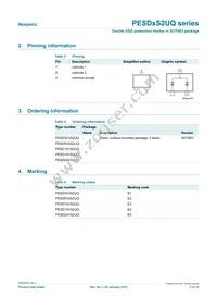 PESD15VS2UQ Datasheet Page 2