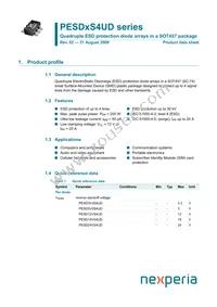 PESD15VS4UD Datasheet Cover