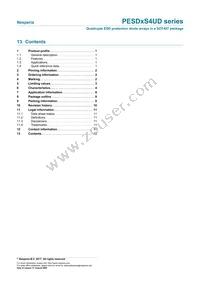 PESD15VS4UD Datasheet Page 12