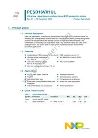 PESD16VX1UL Datasheet Page 2