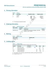 PESD16VX1UL Datasheet Page 3