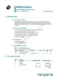 PESD1CAN-UX Datasheet Cover