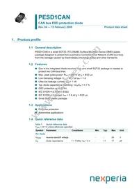 PESD1CANVL Datasheet Cover