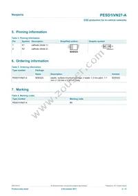 PESD1IVN27-AX Datasheet Page 2