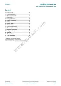 PESD1USB3SZ Datasheet Page 16