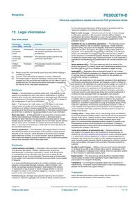 PESD2ETH-DX Datasheet Page 11