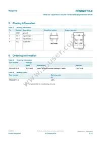 PESD2ETH-XR Datasheet Page 2