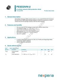 PESD2IVN-UX Datasheet Cover