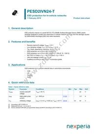 PESD2IVN24-TR Datasheet Cover