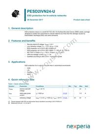 PESD2IVN24-UX Datasheet Cover