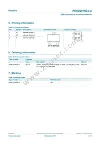 PESD2IVN24-UX Datasheet Page 2