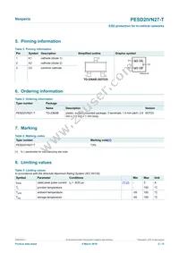 PESD2IVN27-TR Datasheet Page 2