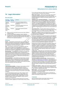 PESD2IVN27-UX Datasheet Page 11