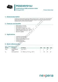 PESD36VS1UJX Cover