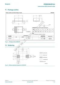 PESD36VS1UJX Datasheet Page 7