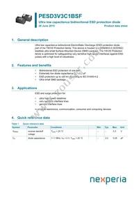 PESD3V3C1BSFYL Datasheet Cover