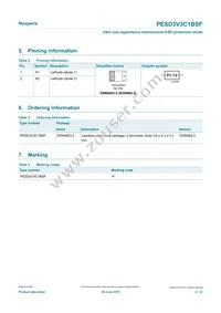 PESD3V3C1BSFYL Datasheet Page 2