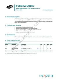 PESD3V3L4BHCYL Datasheet Cover