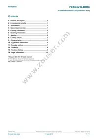 PESD3V3L4BHCYL Datasheet Page 11